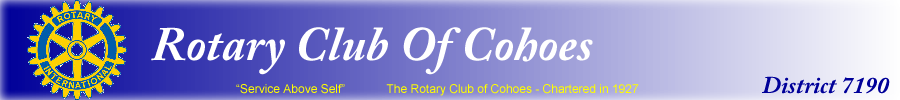 Rotary Club of Cohoes - District 7190
